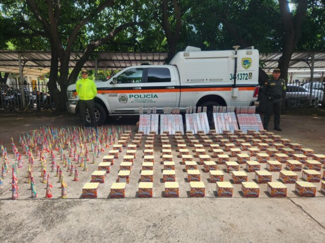 Incautados 240 kilos de pólvora en Valledupar