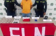 Capturado alias Kiko en Curumaní, presunto cabecilla del Eln en Cesar