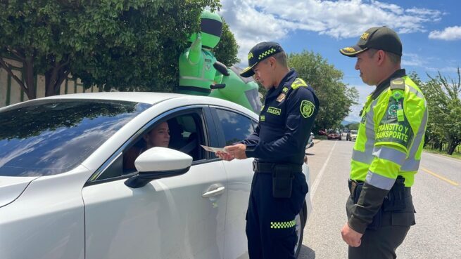Policía acompañó Plan Retorno en Cesar