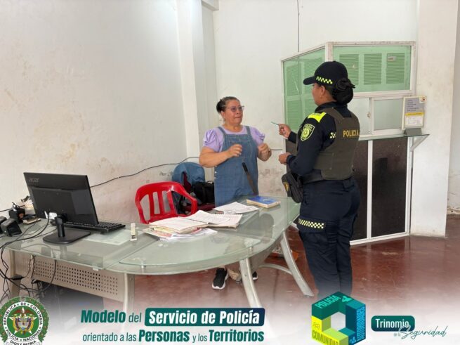 Policía del Cesar realiza jornadas de sensibilización para prevenir delitos en El Copey