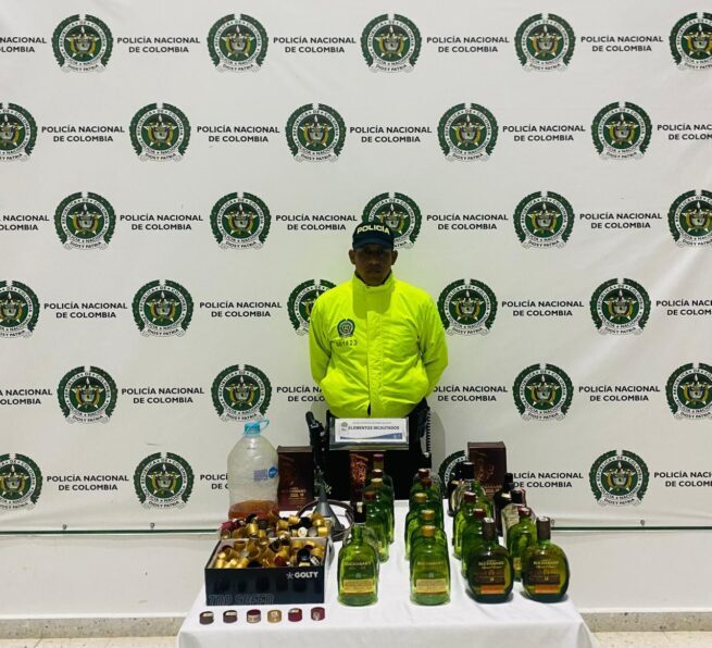 Incautado licor adulterado en el barrio La Nevada de Valledupar