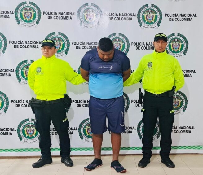 Cayó en Valledupar hombre señalado de homicidio agravado y porte ilegal de armas de fuego