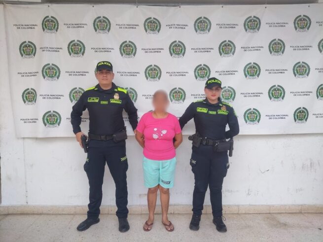 Capturada presunta integrante del grupo delincuencial “La Familia” en Aguachica