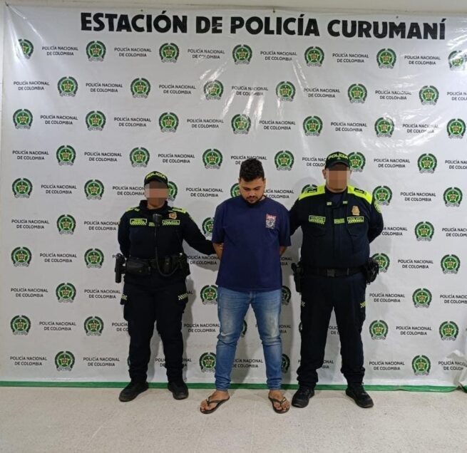 Capturado En Curumaní a presunto integrante de banda dedicada a millonarios robos en joyerías