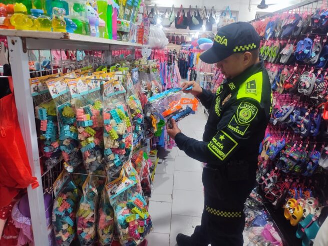 Policía Cesar lanza alerta sobre el contrabando de juguetes