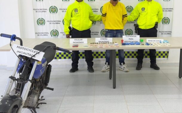 En allanamiento y registro fue capturado en flagrancia presunto expendedor de estupefacientes