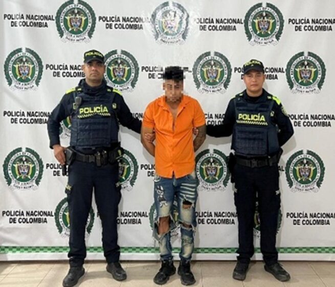 Capturado en flagrancia por acceso carnal violento y violencia intrafamiliar