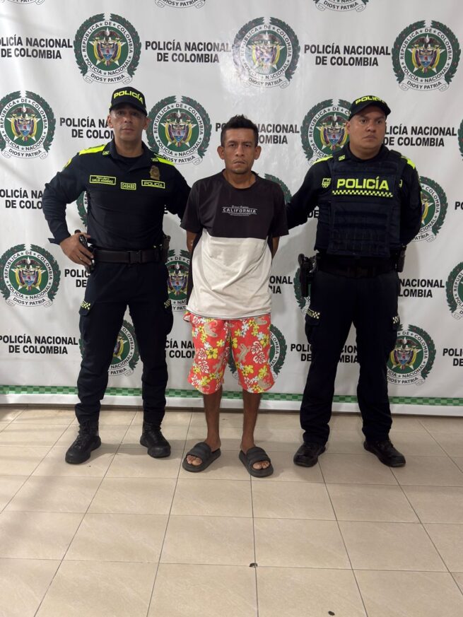 Hombre requerido por homicidio agravado, capturado en Valledupar