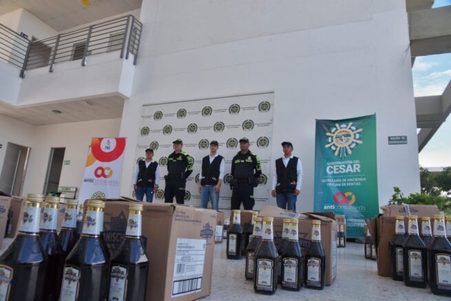 Incautado licor en vías del Cesar