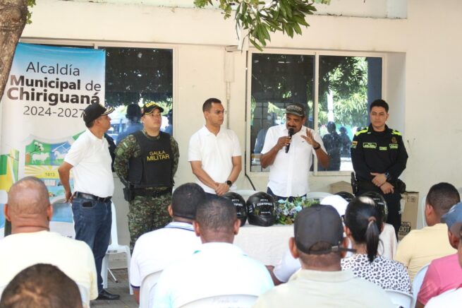 Llegó el GOES a Chiriguaná para reforzar la seguridad