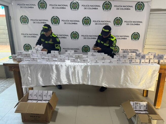 Aprehenden 32 kilos de pólvora en operativo de control aduanero en Bosconia