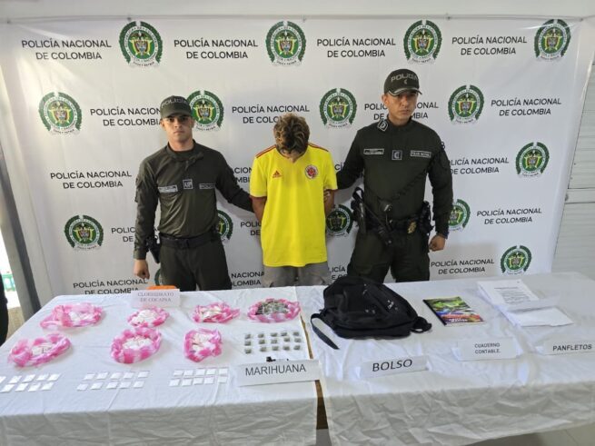 Presunto expendedor de estupefacientes, capturado en Bosconia, Cesar