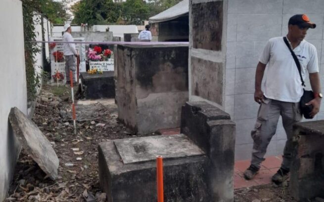 Cinco familias tienen la esperanza de recuperar a su ser querido tras intervención al cementerio de Chiriguaná (Cesar)