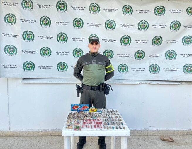 En Cesar, la Policía ha incautado 81 kilos en lo corrido de diciembre