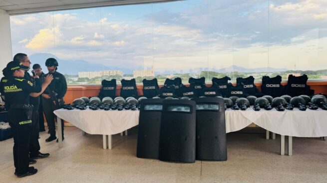 Metropolitana de Valledupar fortalece su pie de fuerza y dota con elementos al GOES