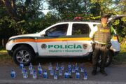 Policía Cesar incautó aguardiente artesanal