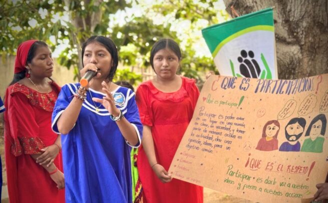 Por primera vez, la niñez wayúu de la Zona Norte Extrema de La Guajira hace parte de un encuentro de participación