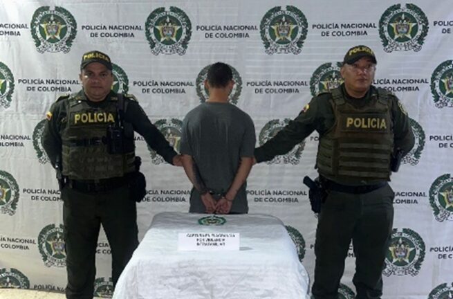 Capturado en flagrancia por violencia intrafamiliar en San Martín, Cesar