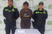 Mujer capturada con 25 dosis de estupefacientes en Chiriguaná, Cesar
