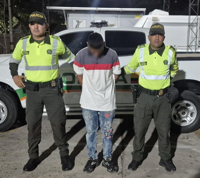 Por tentativa de homicidio y porte de armas, capturado hombre en vías del Cesar