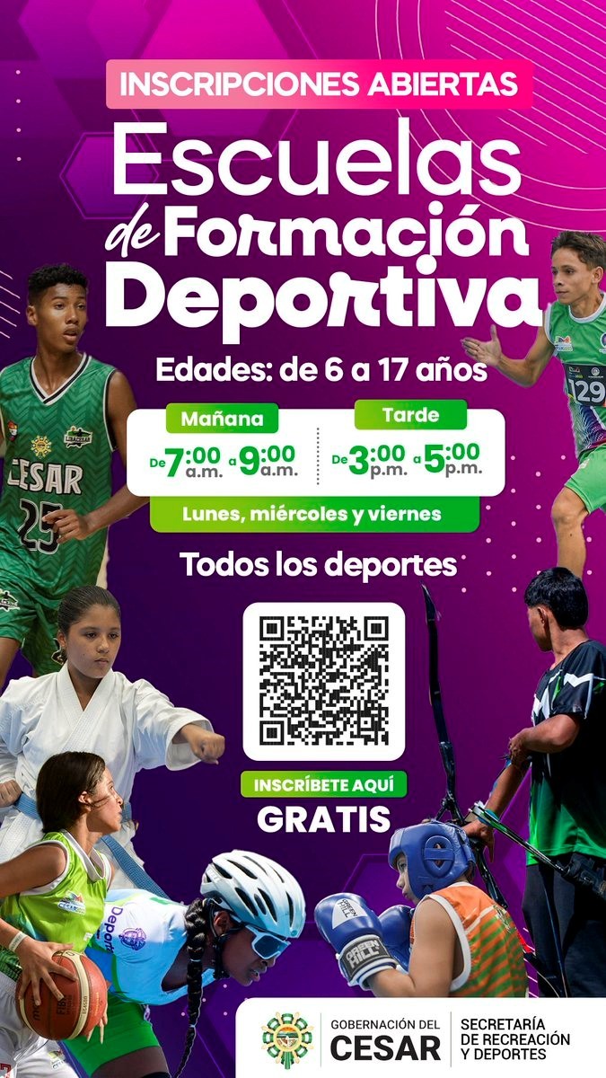 Inscribe a tu hijo en las Escuelas de Formación Deportiva