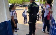 Trabajo de prevención en entorno educativo. desarrolló la Policía en Curumaní, Cesar