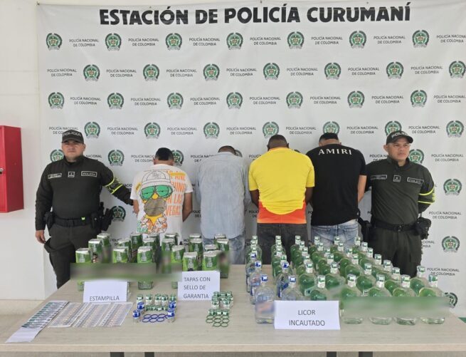 Cuatro capturados por ejercicio ilícito de actividad monopolística en Cesar