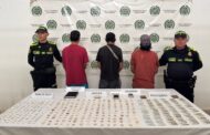Allanamiento en Aguachica dejó tres capturados y gran cantidad de estupefacientes incautados