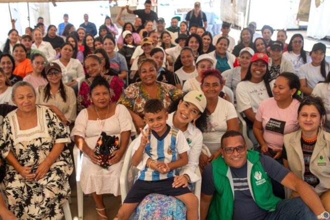125 familias del asentamiento La Pista, en Maicao, tejen caminos sin fronteras