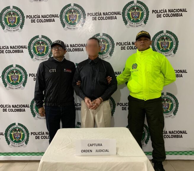 Capturado por orden judicial por el presunto delito de acto sexual violento agravado