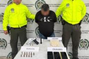 En San Martín, Cesar, en allanamiento capturado con estupefacientes y arma de fuego