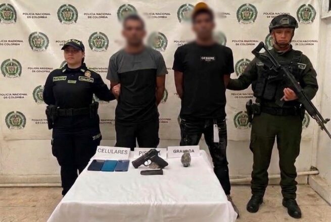 Afectan estructura criminal de las ACSN, en Aguachica; dos capturados