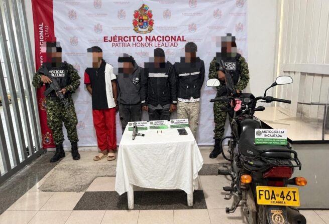 En Valledupar, capturados presuntos miembros de Los Pachencas