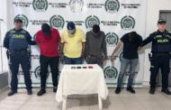 Cuatro capturados en Valledupar cuando, presuntamente, iban a cometer un fleteo
