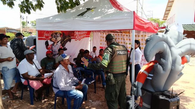Fortalecen acciones de prevención y seguridad en vías del Cesar