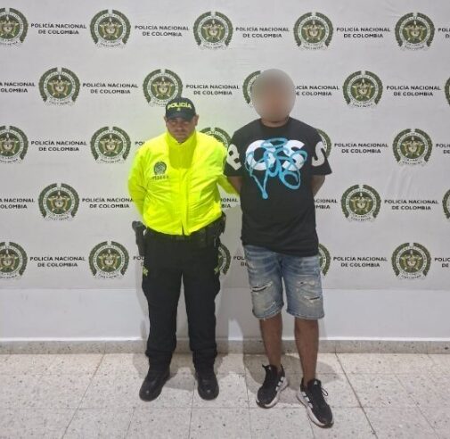 Materializan en Valledupar la captura de hombre que registra cinco anotaciones judiciales