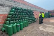 En Bosconia y La Jagua de Ibirico la Policía recuperó 549 cilindros de gas