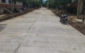 Once tramos viales pavimentan en Aguachica