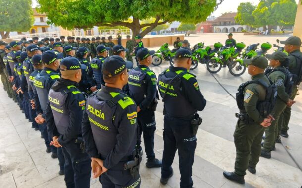 Policía acompaña al sector comercio y brinda tranquilidad a la comunidad en Valledupar
