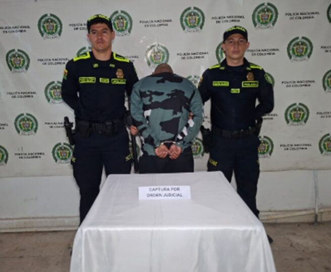 Hombre capturado en Aguachica, a cumplir condena por hurto calificado y agravado