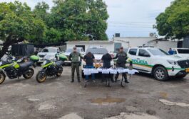 Capturados en Cesar por porte de armas y uso restringido de elementos de las Fuerzas Armadas