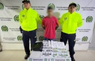 Cayó alias Mateo en Bosconia, con panfletos y estupefacientes