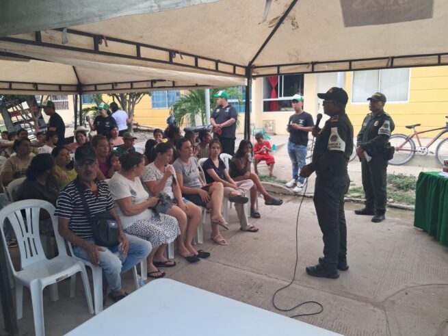 Policía Cesar fortalece la prevención y la seguridad humana en Becerril