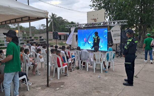 Cine al Barrio llegó a becerril, Cesar