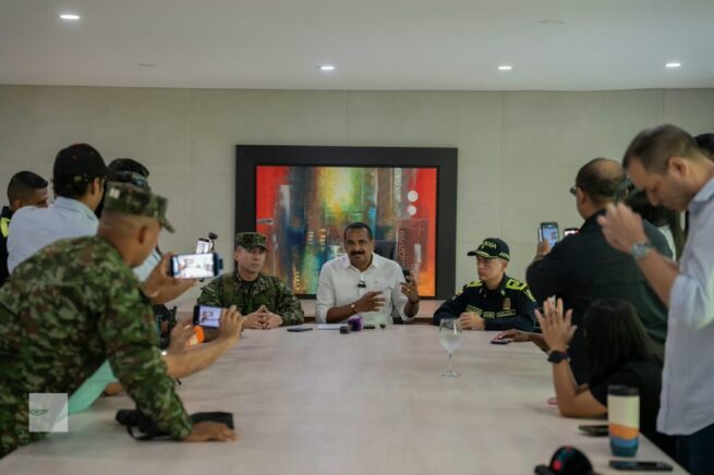 Gobierno del Cesar fortalece ofensiva contra grupos ilegales; tres capturados presuntos integrantes del Eln