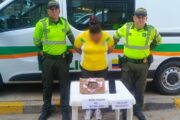 En la vía Bosconia–Valledupar, capturada mujer con marihuana