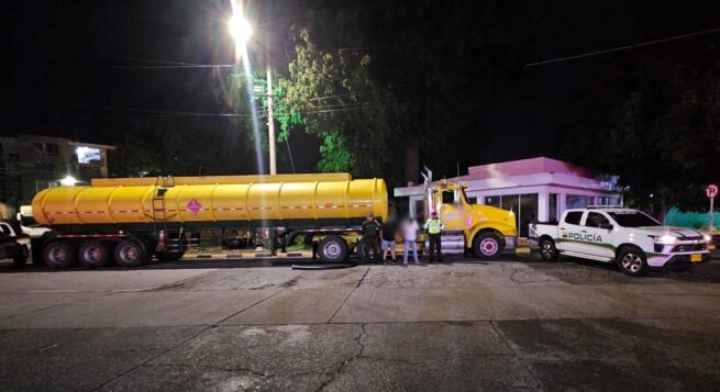 En vías del Cesar, incautados 11.686 galones de gasolina